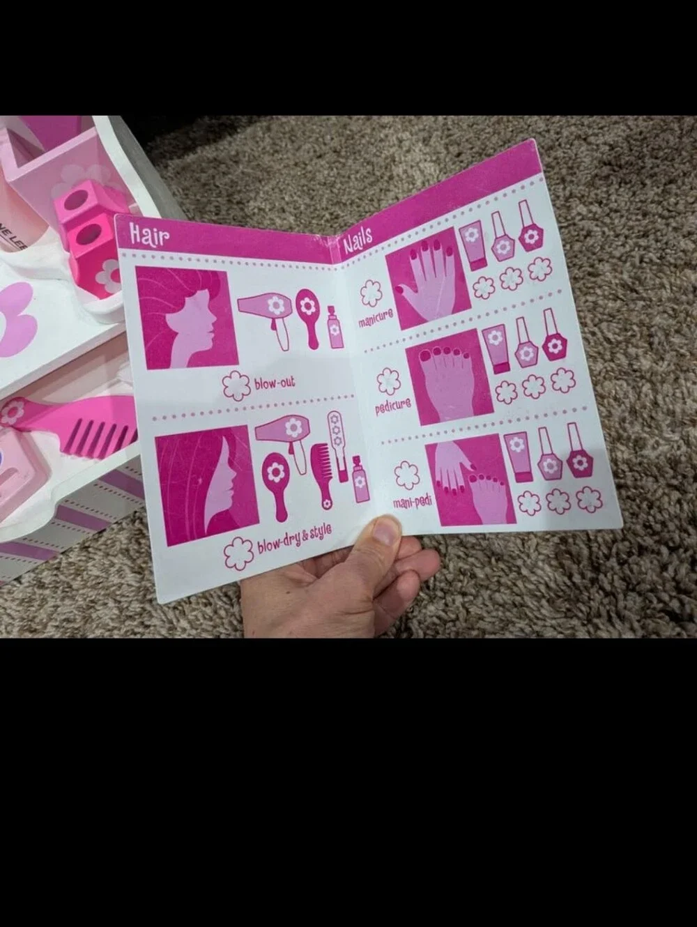 Melissa and Doug wood vanity makeup set